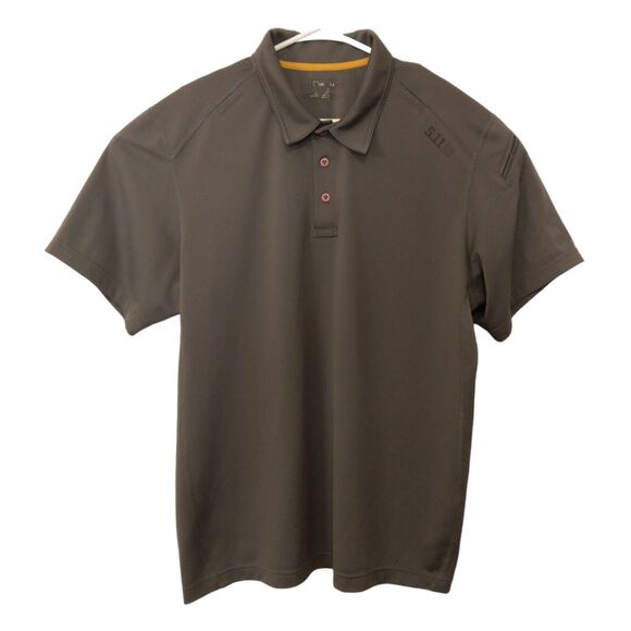 5.11 tactical series polo shirt mens XL Xlarge gray short sleeve concealed carry - Picture 1 of 9